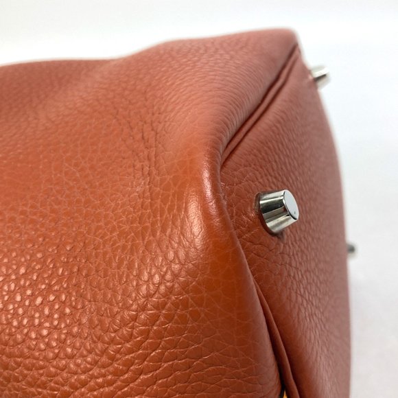 HERMES Picotin Lock PM 18 Two-Tone Tote Bag/Handbag in Togo/Swift Leather, - Picture 9 of 10